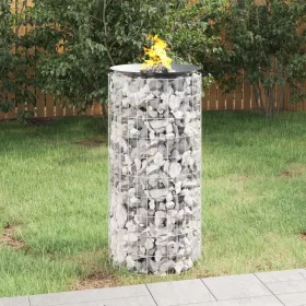  horganyzott vas gabion tűzrakó Ø 50 cm