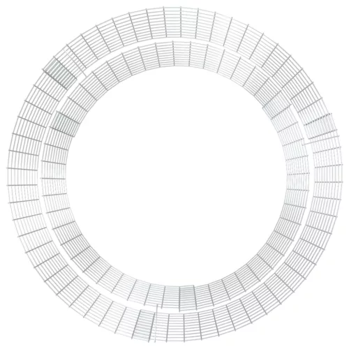  horganyzott vas gabion tűzrakó Ø 100 cm