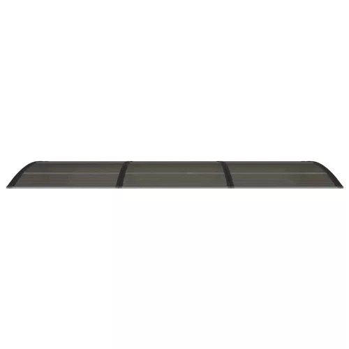  fekete polikarbonát ajtóelőtető 300 x 100 cm