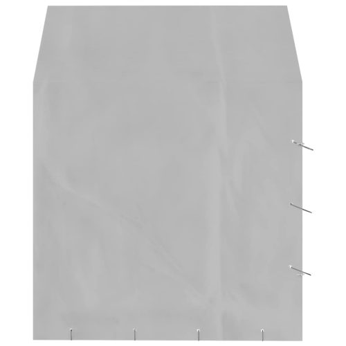  ezüstszínű horganyzott acél kutyakennel tetővel 2x2x2,5 m