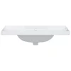  fehér négyszögletű kerámia fürdőszobai mosdókagyló 91,5x48x23cm