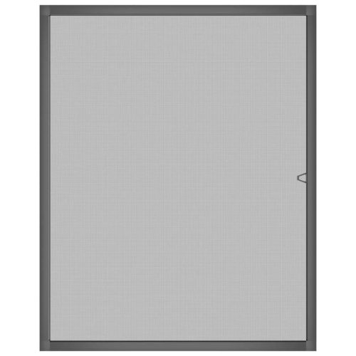  antracitszürke ablakszúnyogháló 100x120 cm