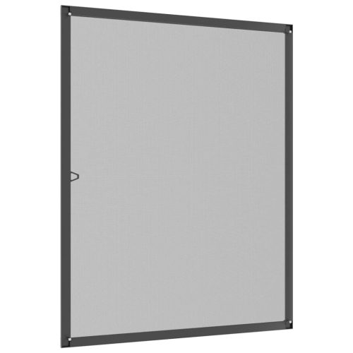  antracitszürke ablakszúnyogháló 100x120 cm