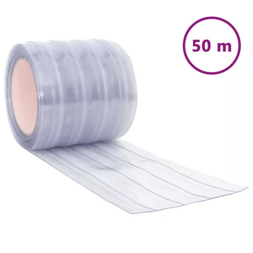  átlátszó PVC ajtófüggöny 200 mm x 2 mm 50 m
