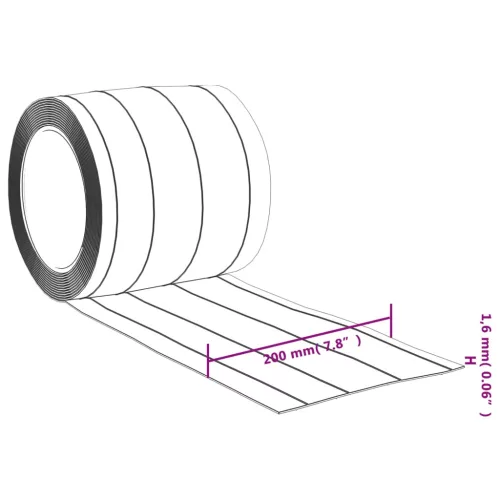  átlátszó PVC ajtófüggöny 200 mm x 2 mm 50 m
