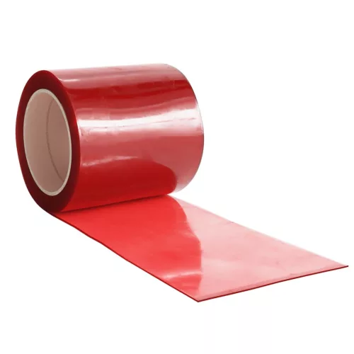  piros PVC ajtófüggöny 200 mm x 2 mm 10 m