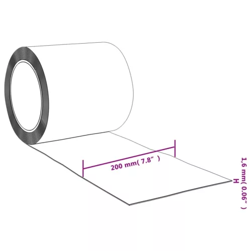  piros PVC ajtófüggöny 200 mm x 2 mm 10 m