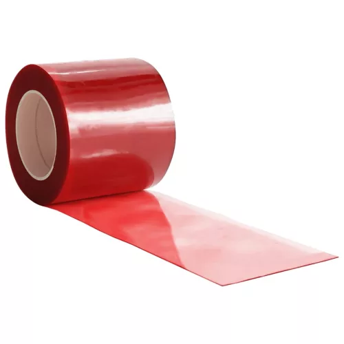  piros PVC ajtófüggöny 200 mm x 2 mm 50 m