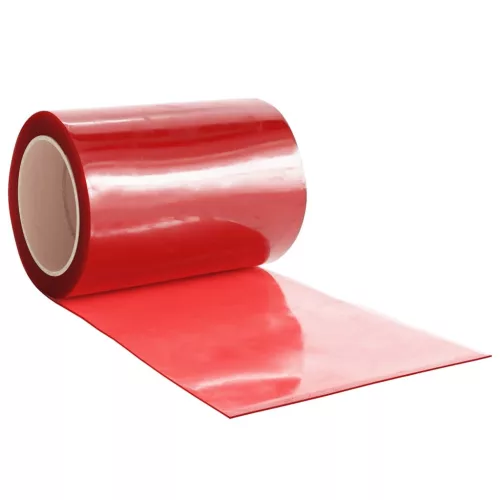  piros PVC ajtófüggöny 300 mm x 3 mm 10 m