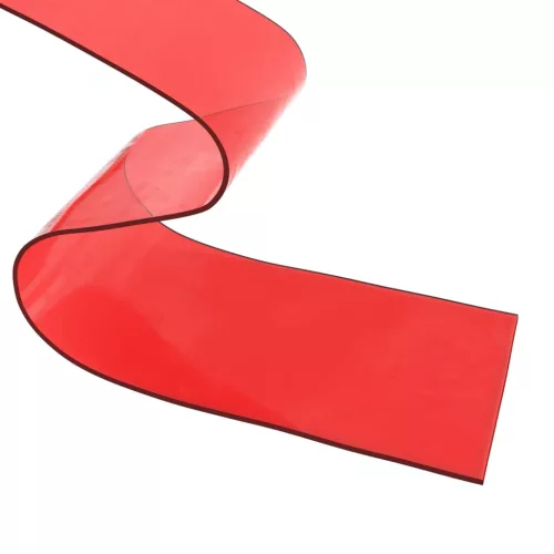  piros PVC ajtófüggöny 300 mm x 3 mm 25 m