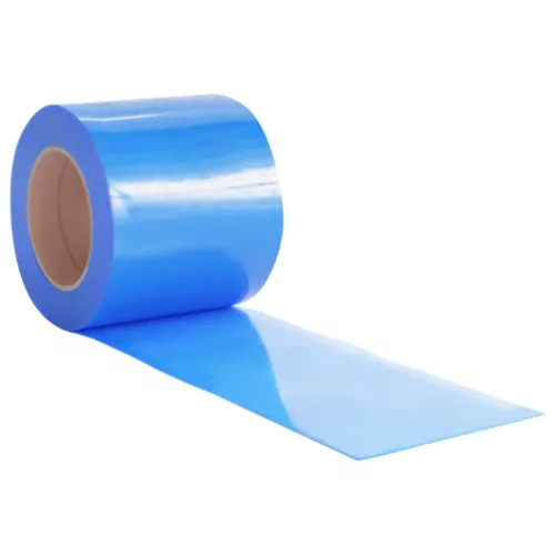  kék PVC ajtófüggöny 200 mm x 2 mm 10 m
