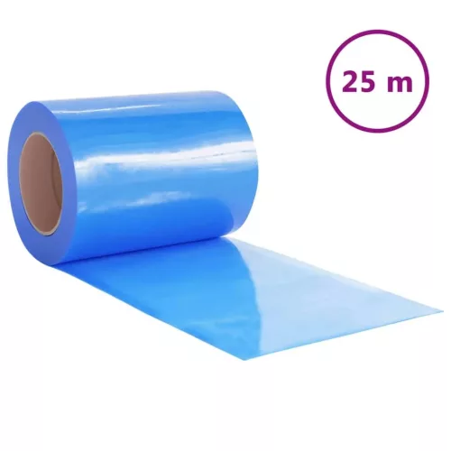  kék PVC ajtófüggöny 300 mm x 3 mm 25 m