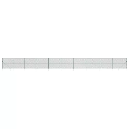  zöld drótkerítés cövekekkel 1,8 x 25 m