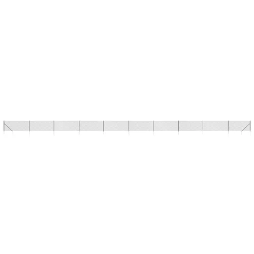  antracitszürke drótkerítés cövekekkel 1,1 x 25 m