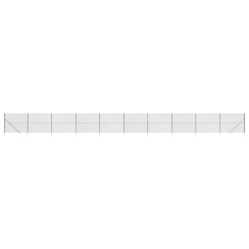  antracitszürke drótkerítés cövekekkel 1,8 x 25 m