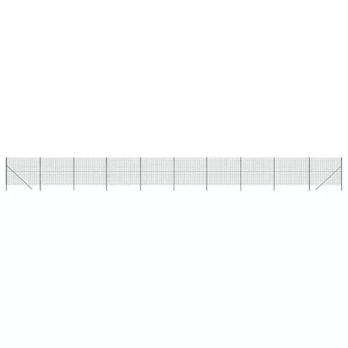  zöld horganyzott acél drótkerítés 1,6 x 25 m