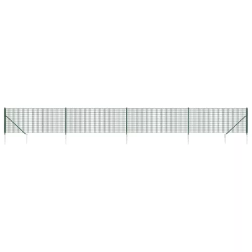  zöld dróthálós kerítés cövekekkel 0,8x10 m