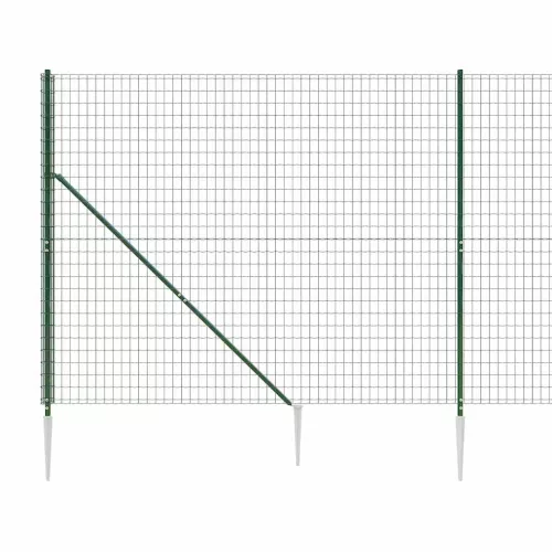  zöld dróthálós kerítés cövekekkel 1,6x25 m