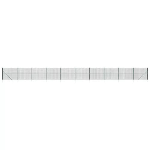  zöld dróthálós kerítés cövekekkel 2x25 m