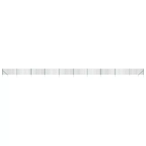  zöld dróthálós kerítés cövekekkel 0,8x25 m
