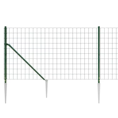  zöld dróthálós kerítés cövekekkel 0,8x25 m