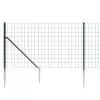  zöld dróthálós kerítés cövekekkel 1,1x25 m