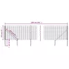  zöld dróthálós kerítés cövekekkel 1,1x25 m