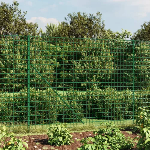  zöld dróthálós kerítés cövekekkel 1,4x25 m