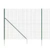  zöld dróthálós kerítés cövekekkel 1,4x25 m