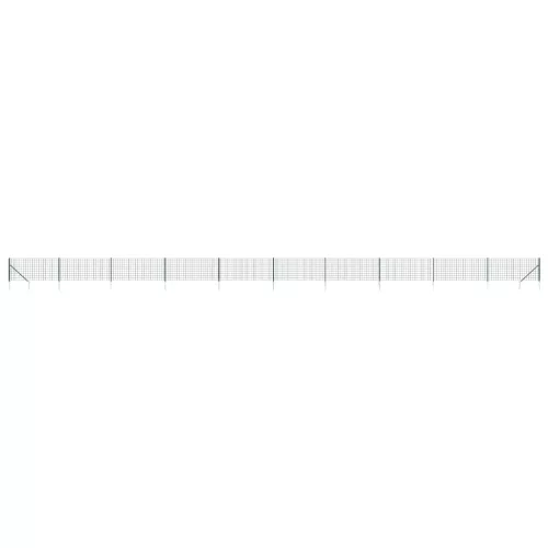  zöld dróthálós kerítés cövekekkel 1,1x25 m