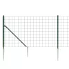  zöld dróthálós kerítés cövekekkel 1,1x25 m