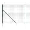  zöld dróthálós kerítés cövekekkel 2,2x25 m
