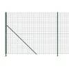  zöld dróthálós kerítés illesztőperemmel 1,6x10 m