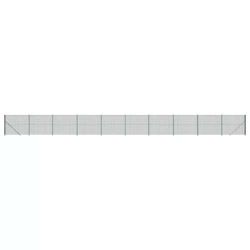  zöld dróthálós kerítés illesztőperemmel 1,6x25 m