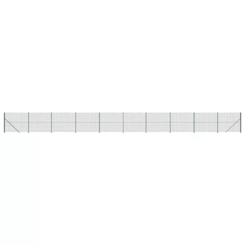  zöld dróthálós kerítés illesztőperemmel 1,6x25 m