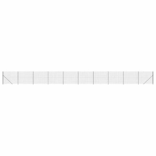  antracitszürke dróthálós kerítés illesztőperemmel 1,4x25 m