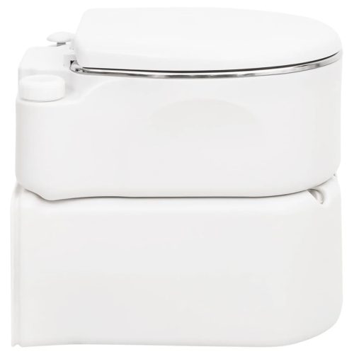  fehér beépített HDPE és acél kemping WC 24+17 L      