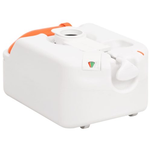  fehér beépített HDPE és acél kemping WC 24+17 L      
