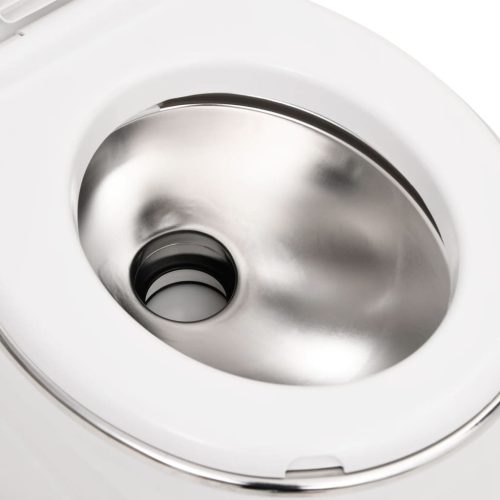  fehér beépített HDPE és acél kemping WC 24+17 L      