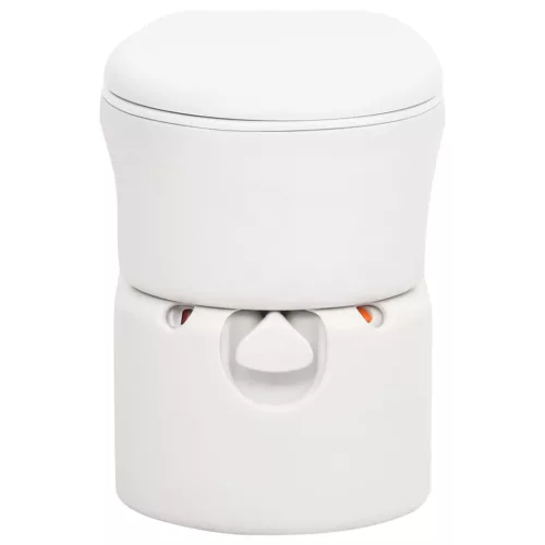  fehér beépített HDPE és zománc kemping WC 24+17 L 