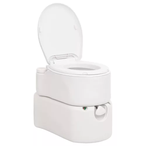 fehér beépített HDPE és zománc kemping WC 24+17 L 