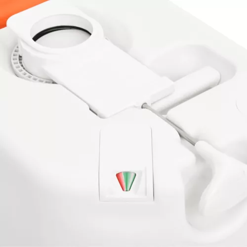  fehér beépített HDPE és PP WC 24+17 L