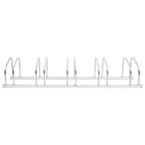  horganyzott acél kerékpártároló 5 kerékpárhoz