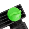  zöld és fekete ABS és PP 4-irányú csap adapter 19,5 x 6 x 11 cm
