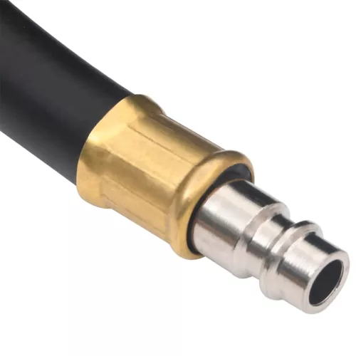  fekete gumi és PVC hibrid légtömlő 0,6 5 m"