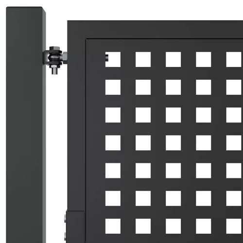  antracit színű acél kerti kapu 100 x 175 cm