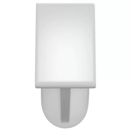 2 db fehér és ezüst alumínium függönytartó 40-60 cm