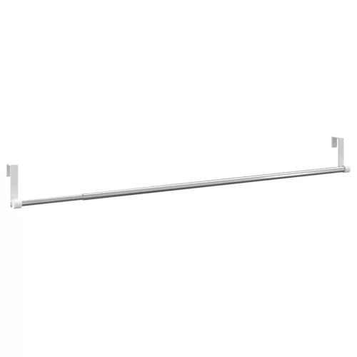  2 db fehér és ezüst alumínium függönytartó 60-105 cm