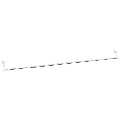  2 db fehér és ezüst alumínium függönytartó 90-135 cm
