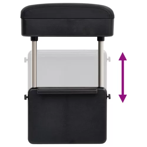  autó karfatartó univerzális fekete 23x8x(30-38) cm ABS